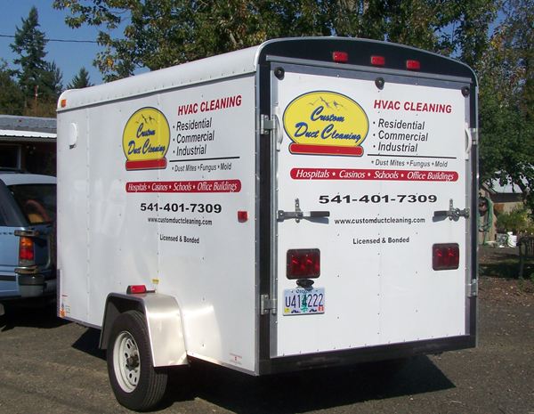 Custom Duct Cleaning Trailer